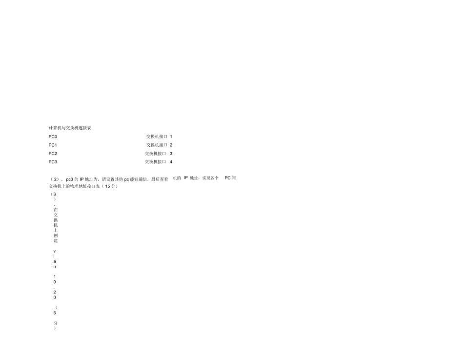 计算机网络技术基础试卷_第5页