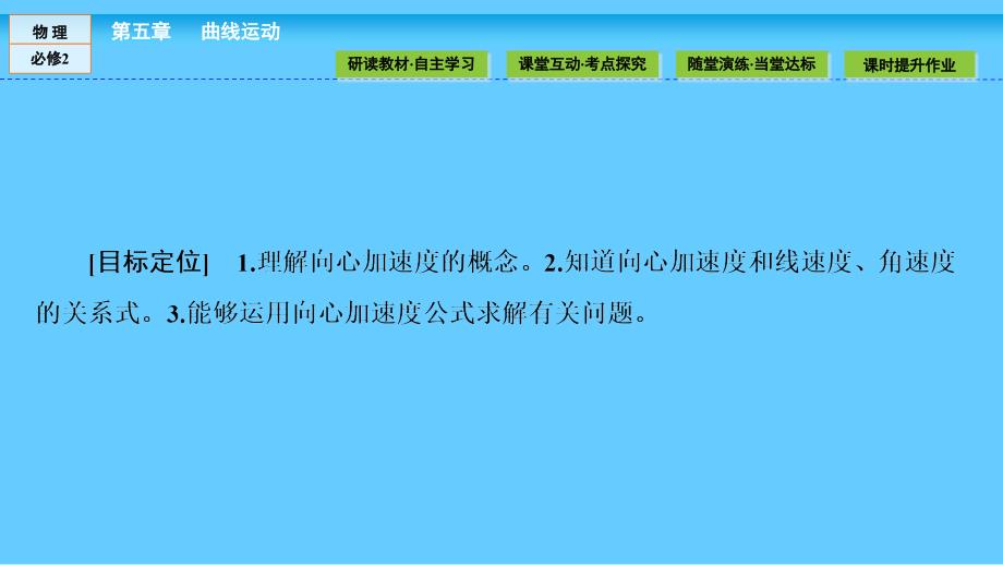 人教版高中物理必修2课件：第5章 曲线运动5.5_第2页