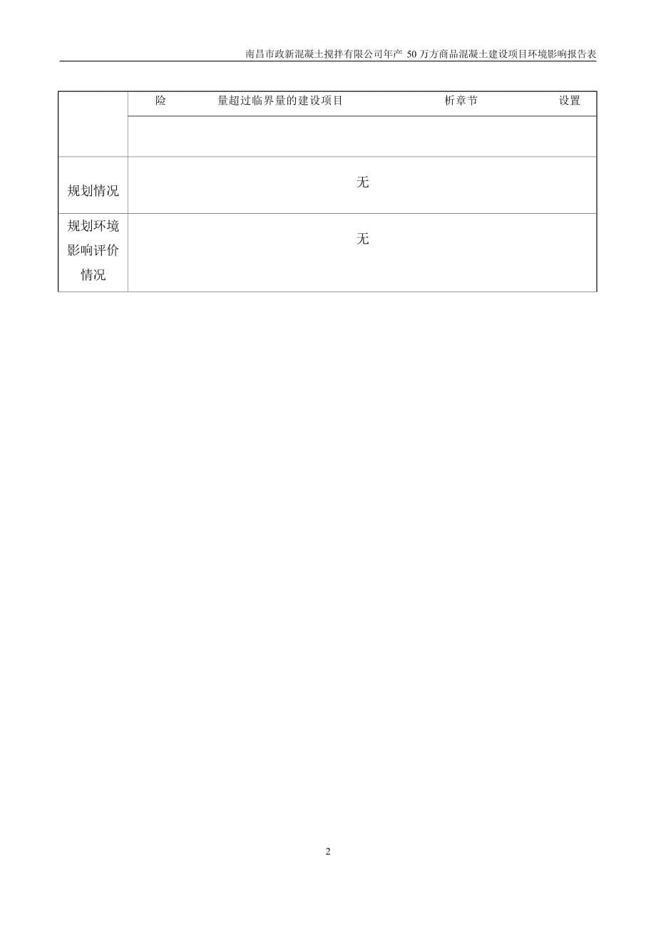 南昌市政新混凝土搅拌有限公司年产50万方商品混凝土建设项目环境影响报告表.docx_第5页