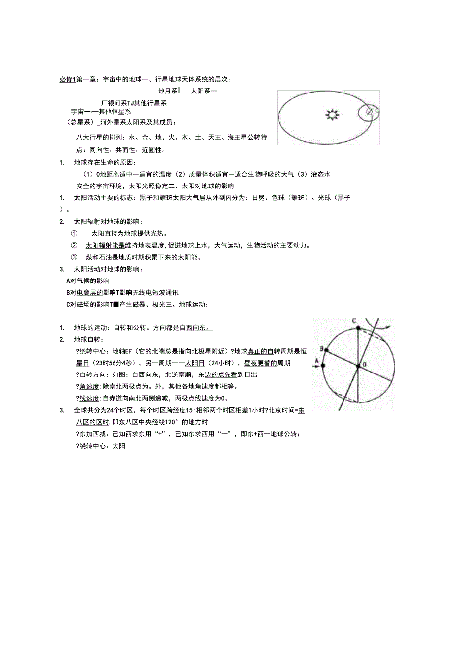 ◆++改好的必修1复习知识点二版_第1页