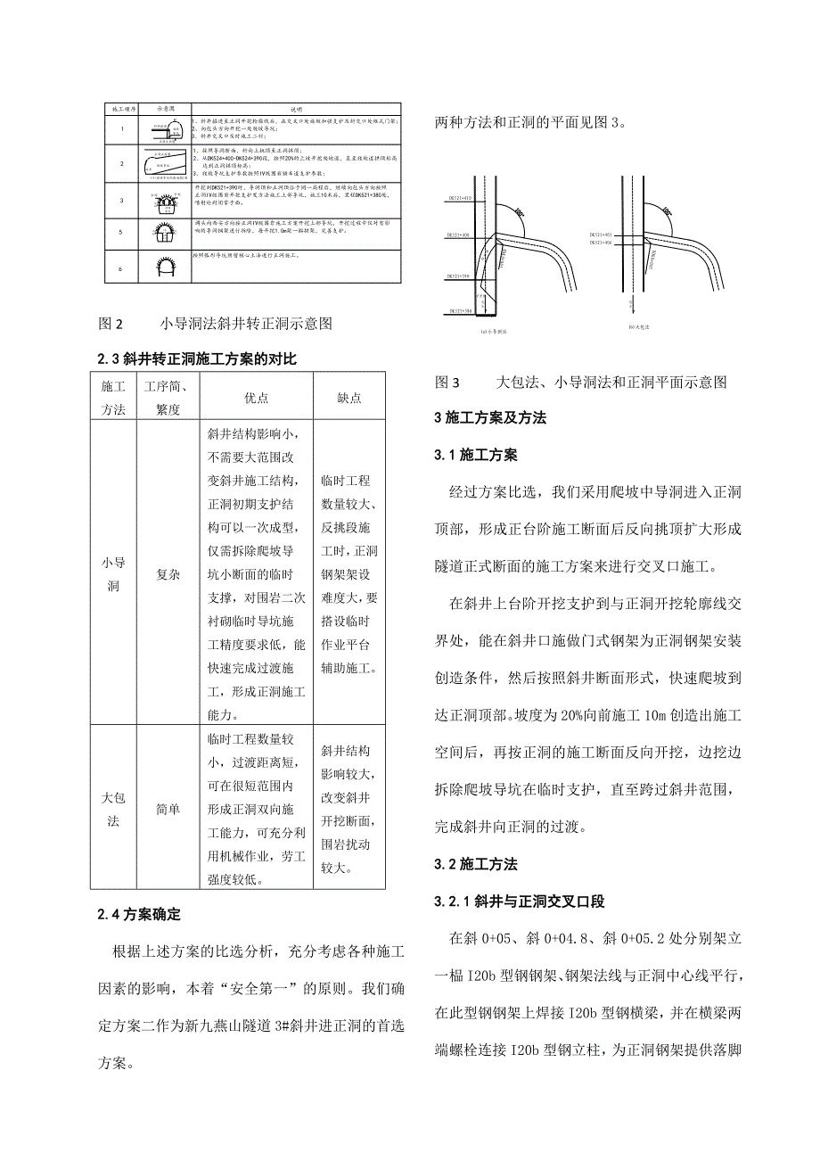 新九燕山隧道主洞与辅助坑道交叉口施工技术.doc_第2页