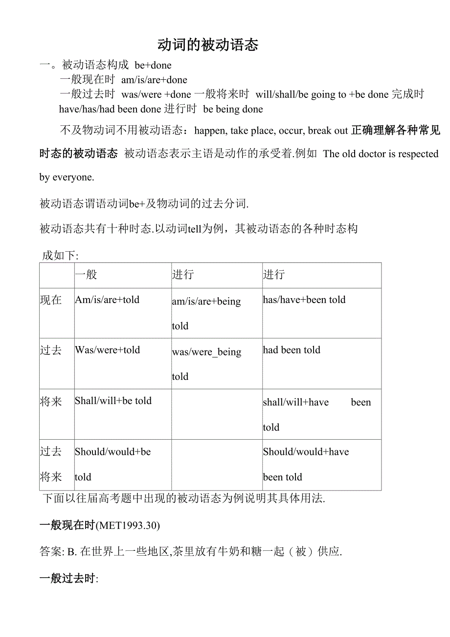 动词的被动语态_第1页