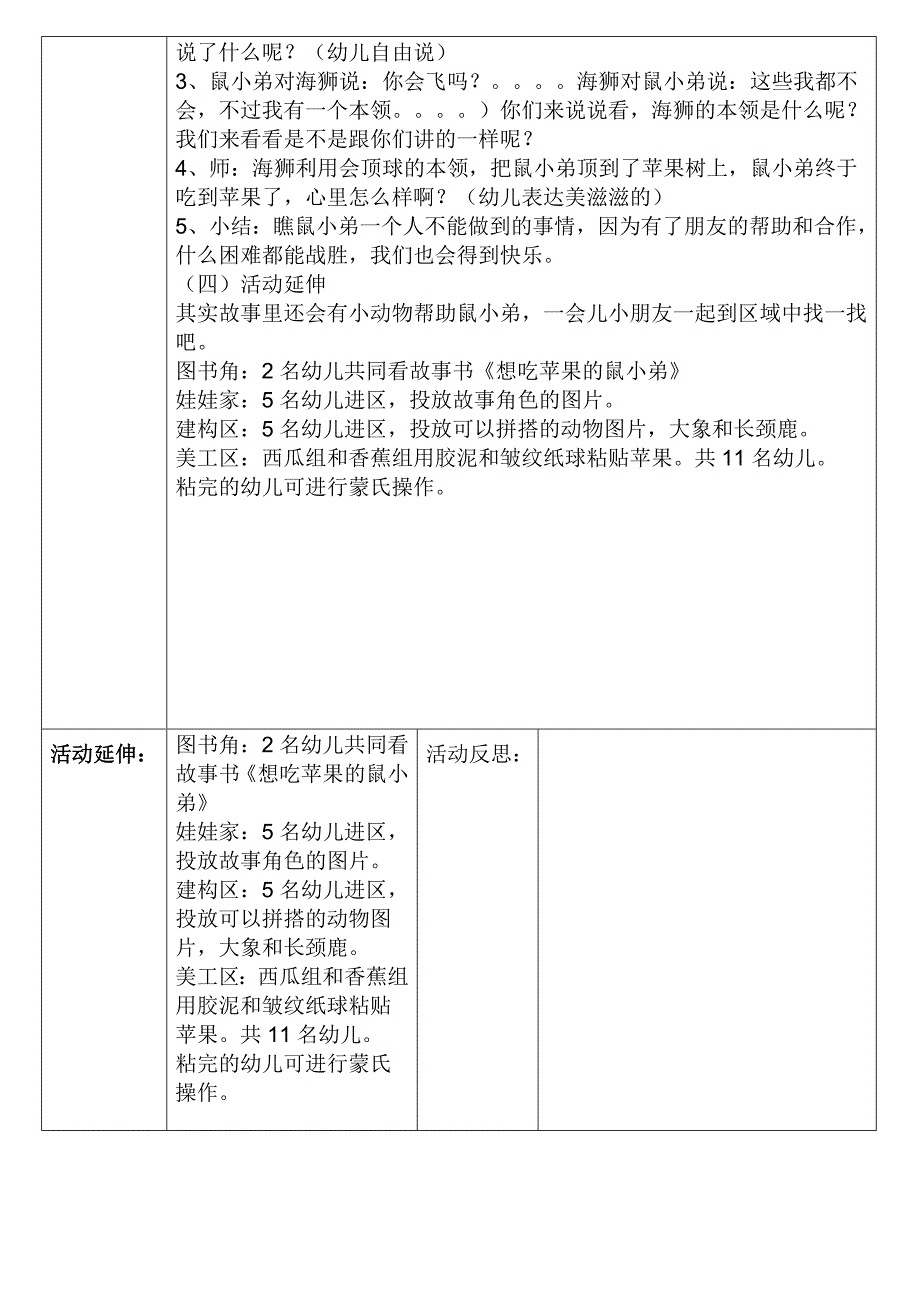 小班语言《想吃苹果的鼠小弟》教师教案_第2页