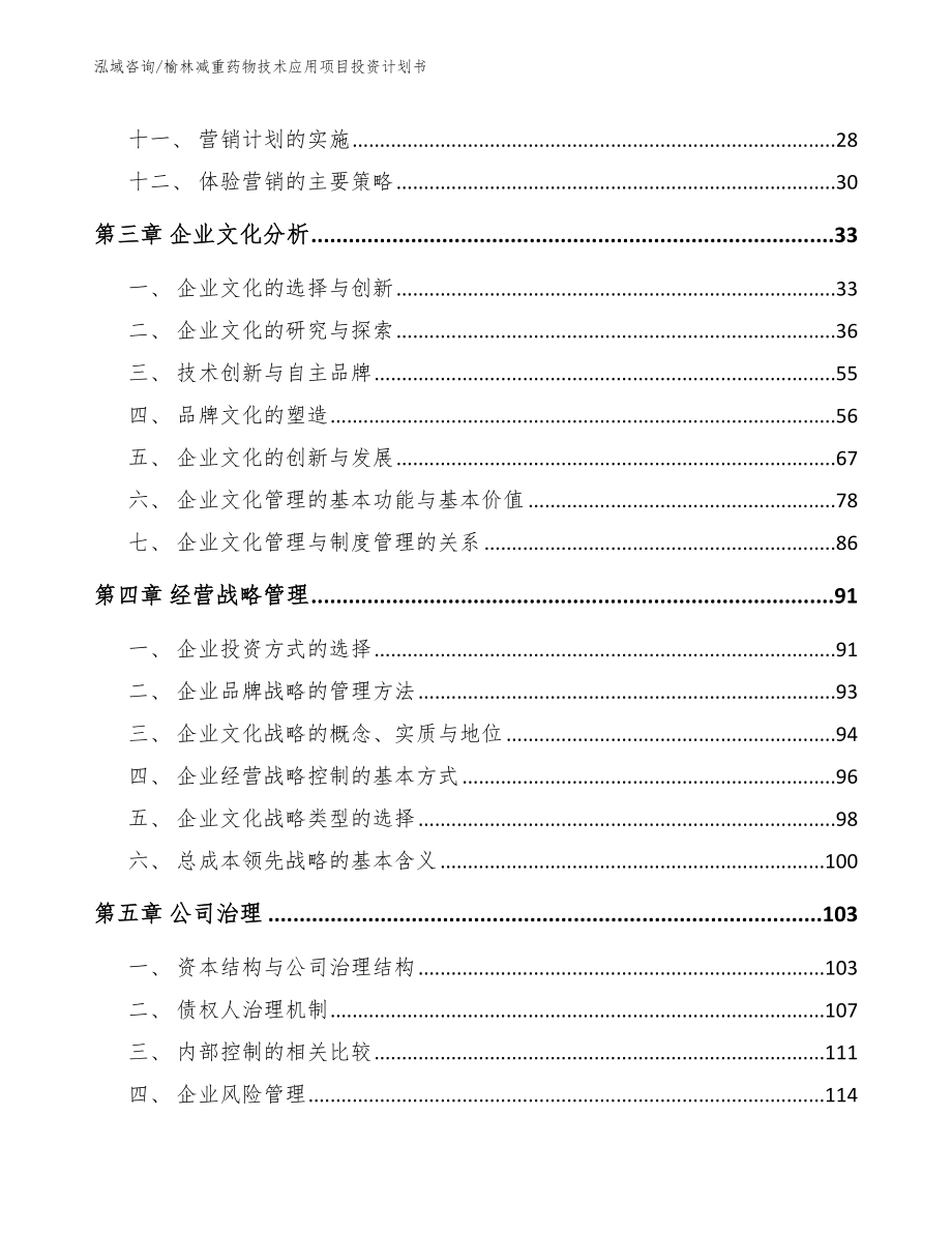 榆林减重药物技术应用项目投资计划书（范文参考）_第2页