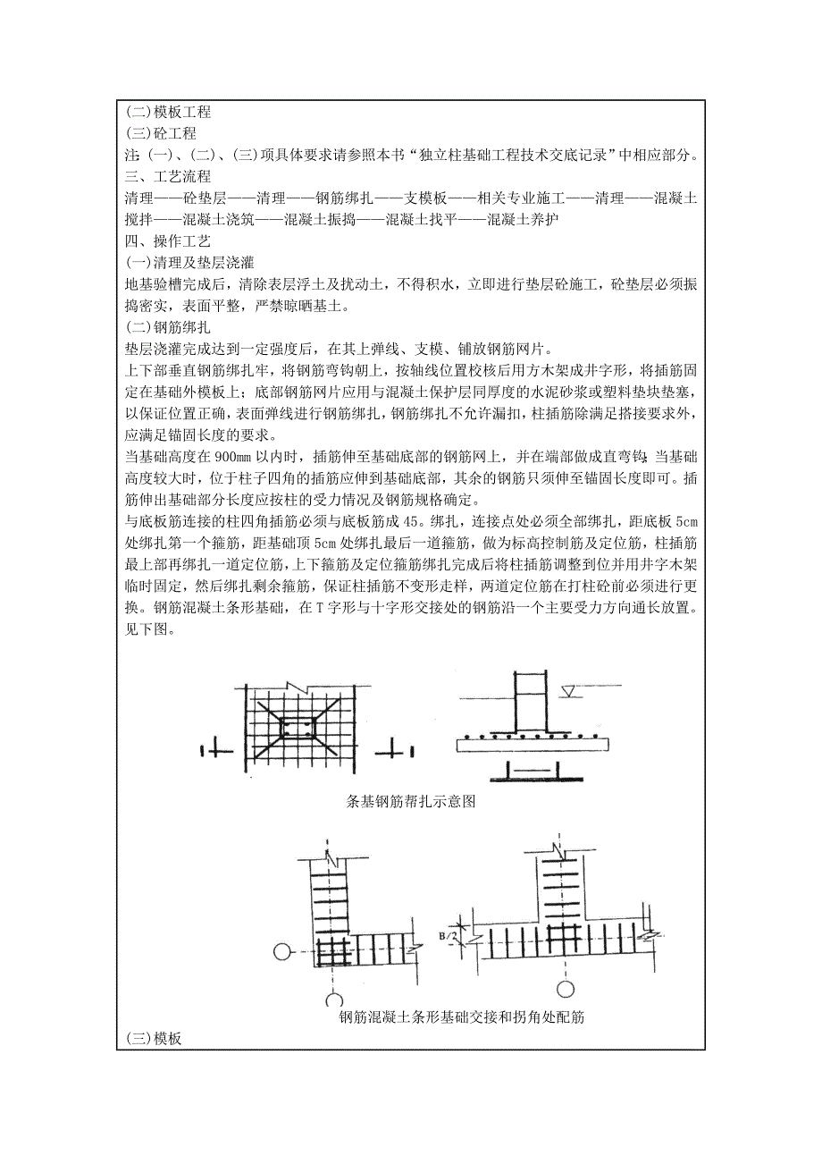 施工技术交底：条形基础.doc_第2页