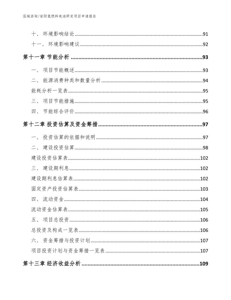 安阳氢燃料电池研发项目申请报告_第5页