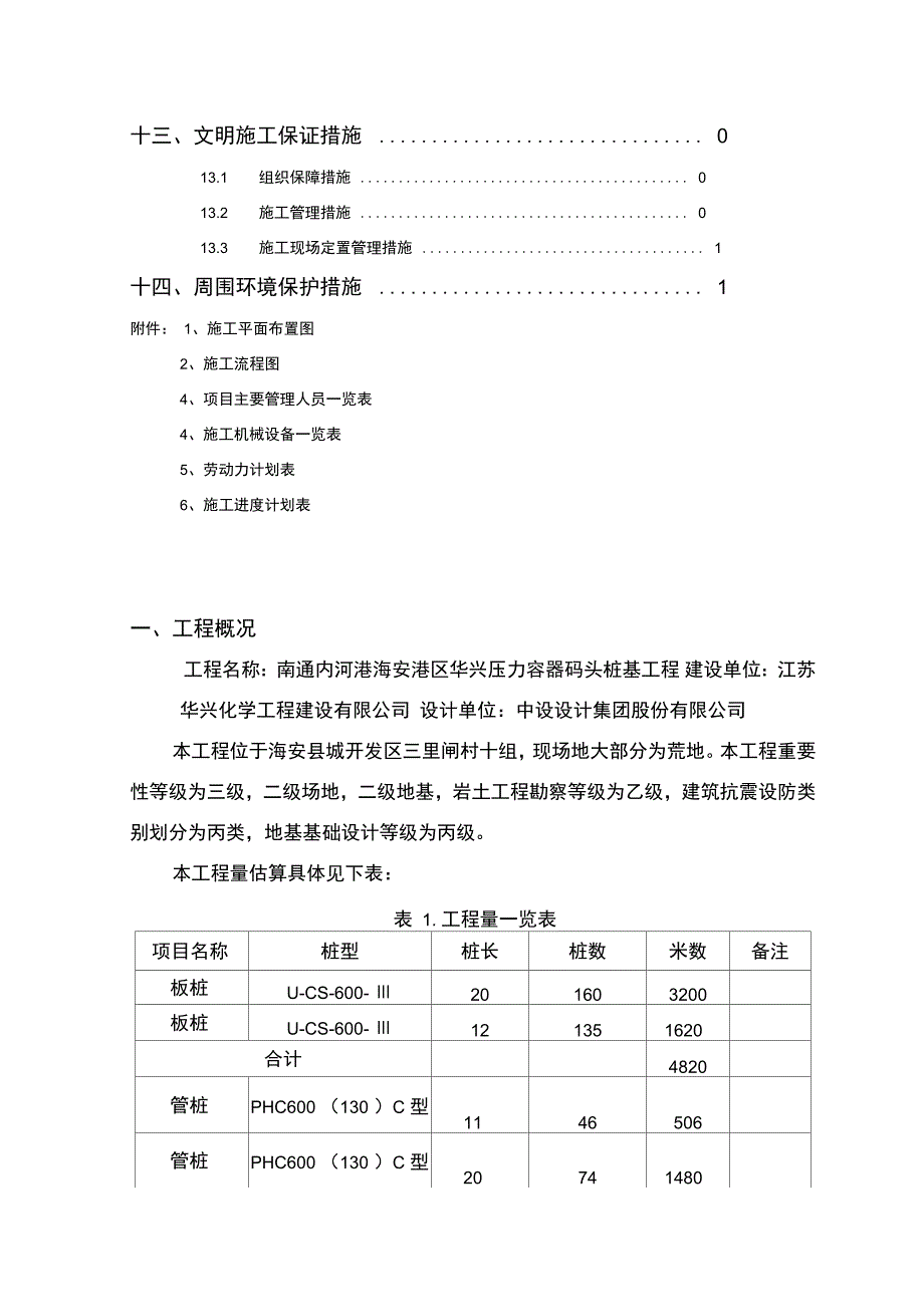 压力容器码头工程施工设计方案_第4页