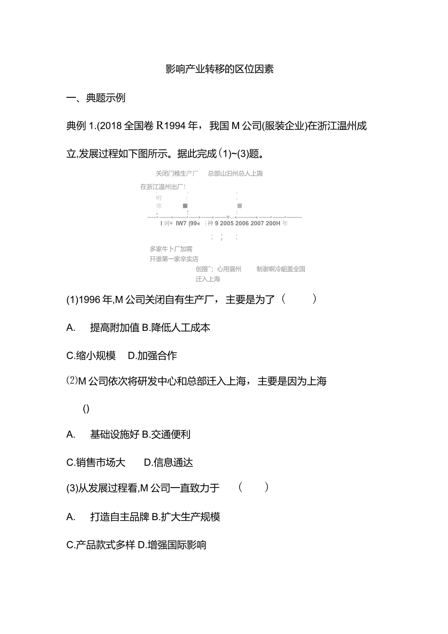 影响产业转移的区位因素_第1页