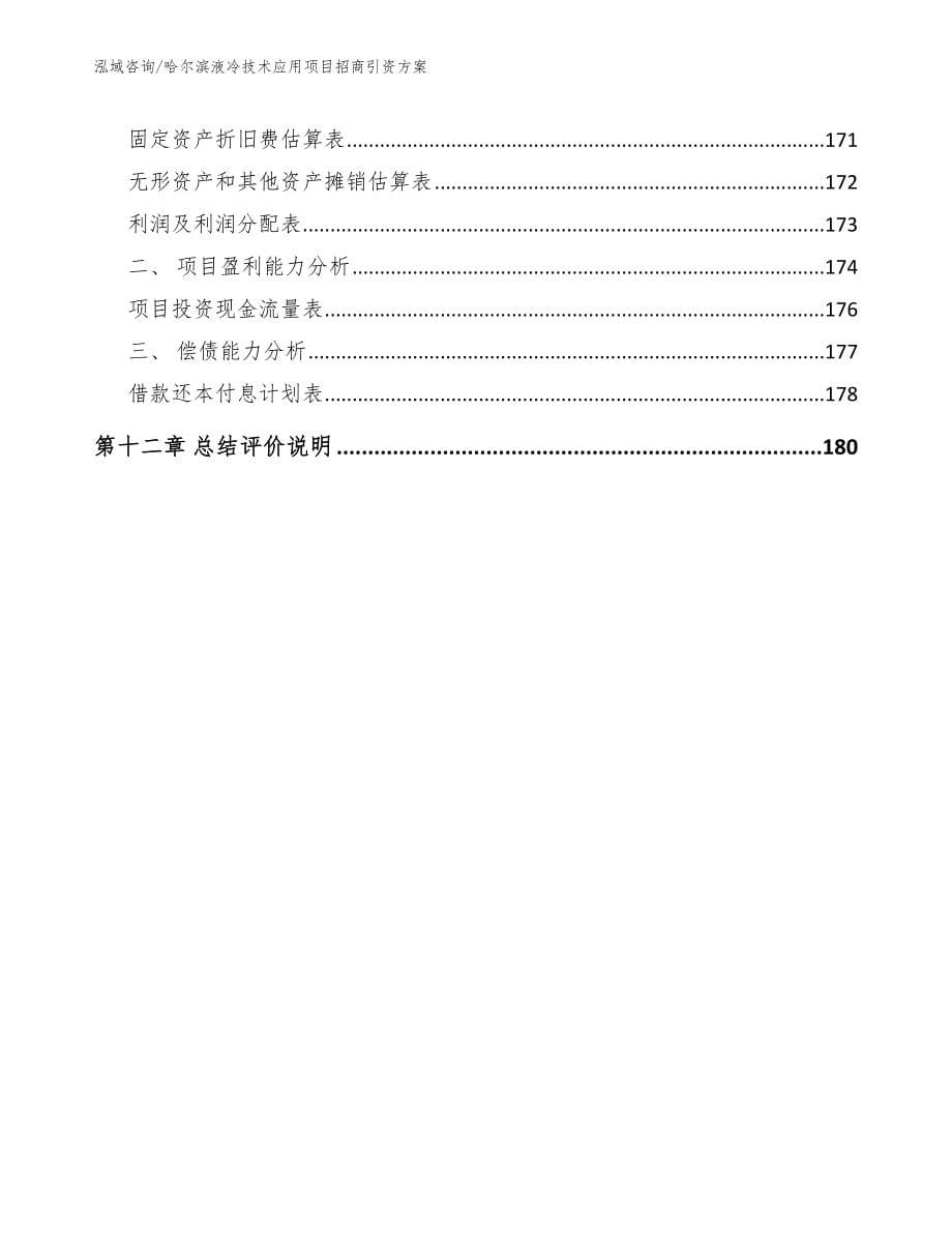 哈尔滨液冷技术应用项目招商引资方案_第5页