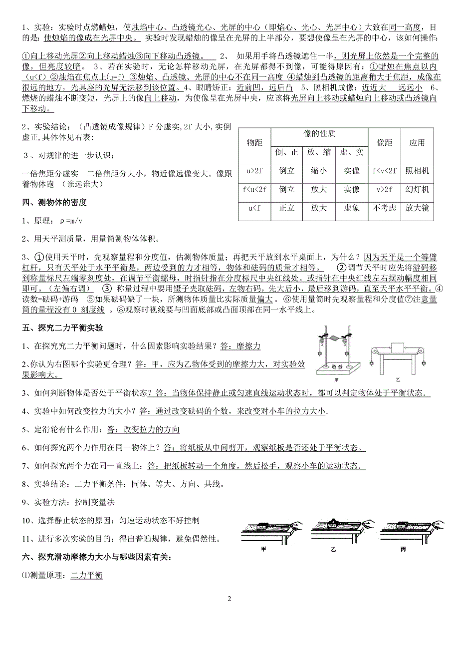 初中物理实验考点总结大全(初三复习用)[13页]_第2页