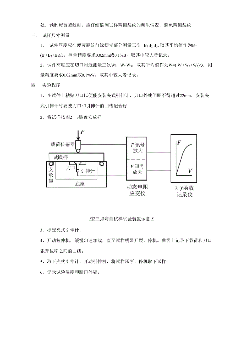 平面应变断裂韧度K1C的测定实验预案_第4页