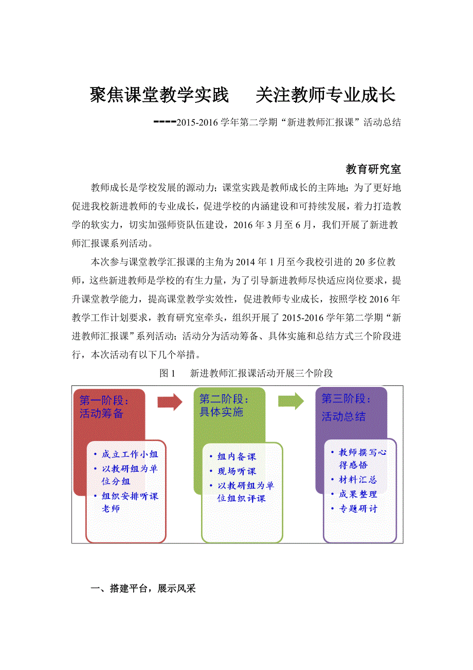 2016.7.5新进教师汇报课工作总结-简讯.doc_第1页