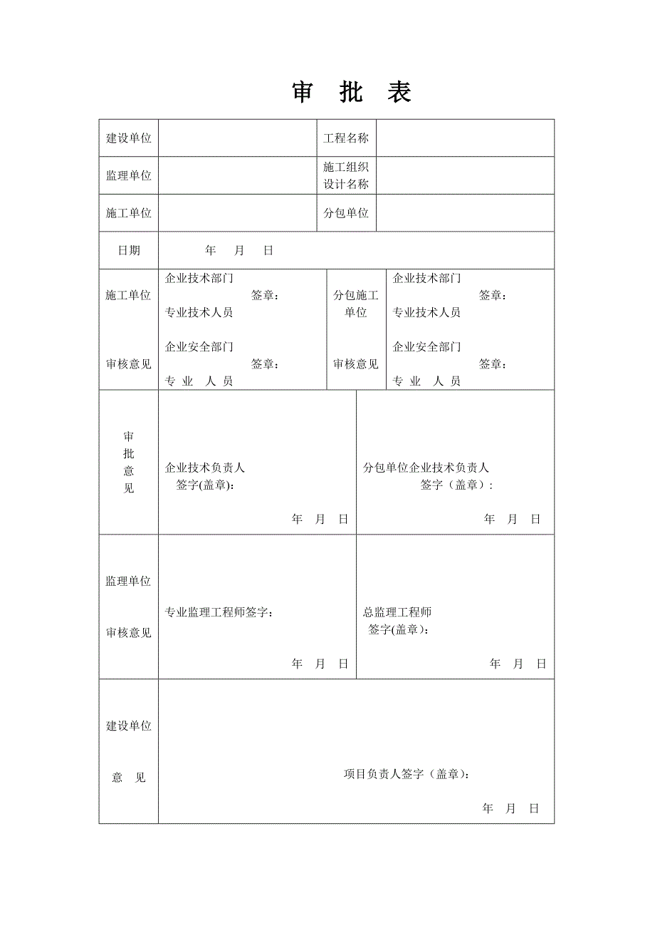 分包单位资格报审表施工方案申报表审批表.doc_第3页