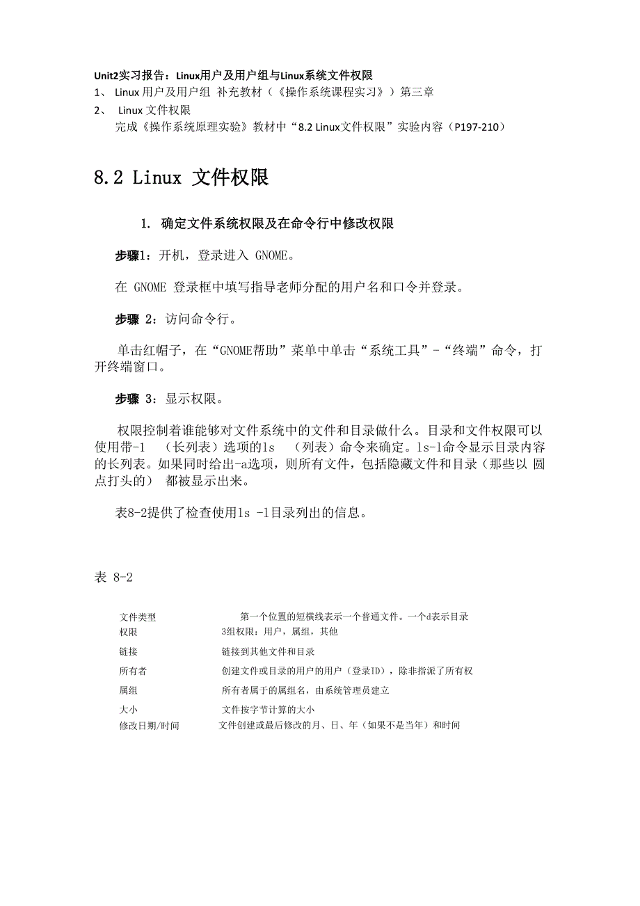 Linu操作系统实训unit2_第1页