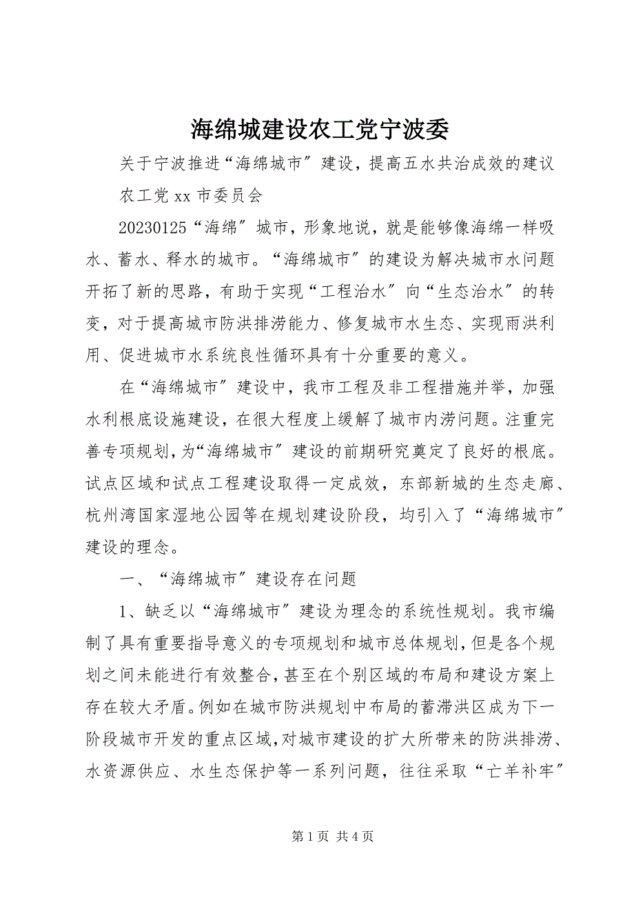 2023年海绵城建设农工党宁波委.docx_第1页