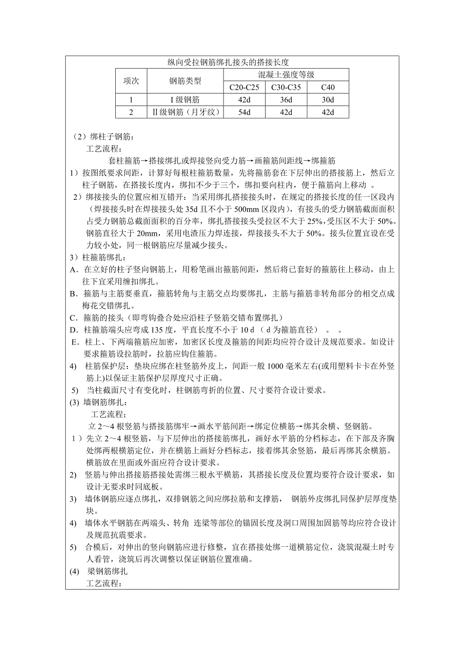 表C013 技术交底钢筋.doc_第2页