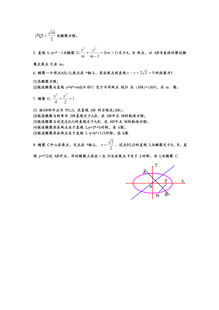 椭圆标准方程及几何性质_第4页
