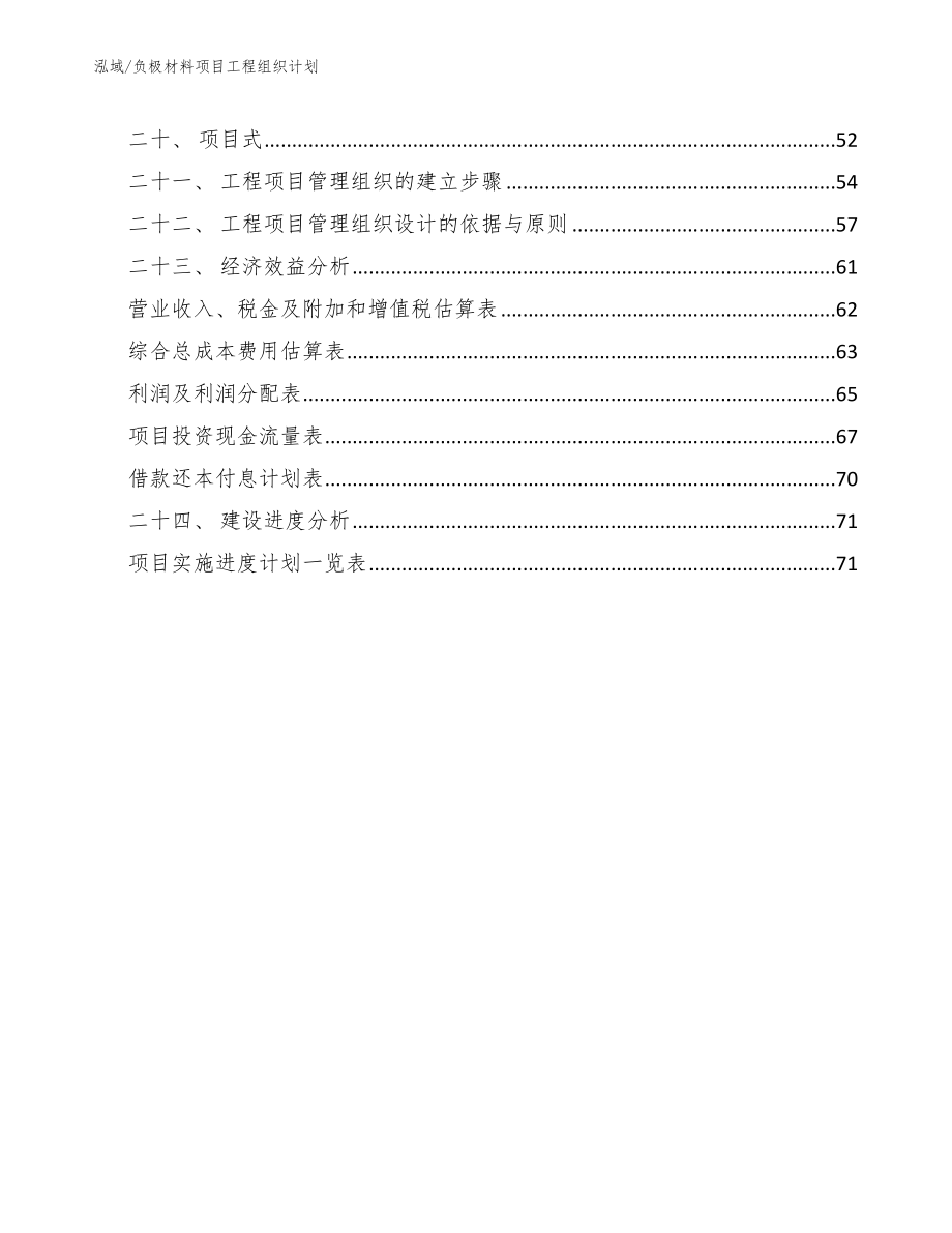 负极材料项目工程组织计划_第2页