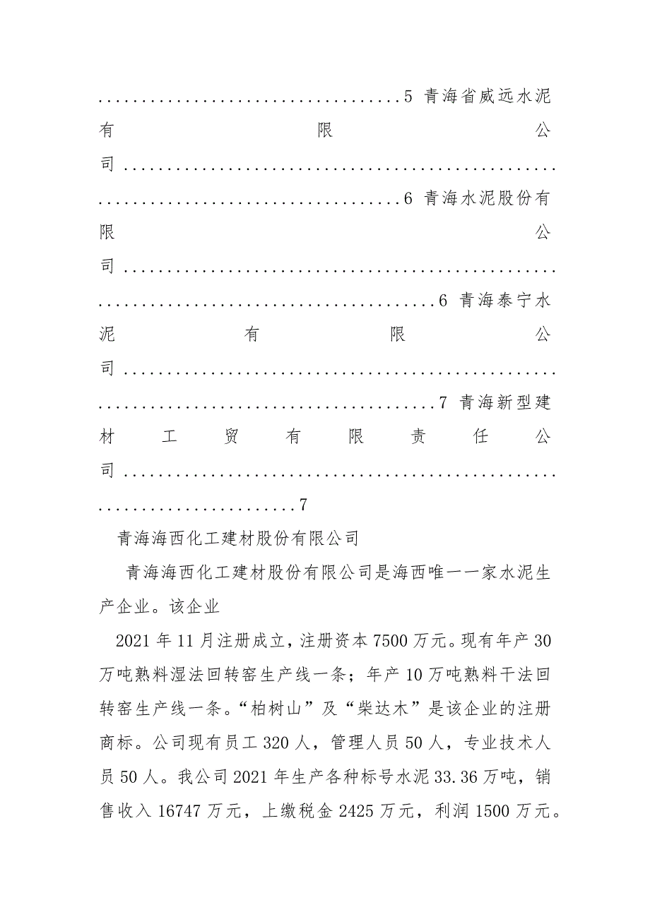 水泥公司简介（共4篇）_第2页