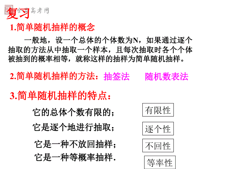 2.1.2系统抽样,分层抽样_第2页