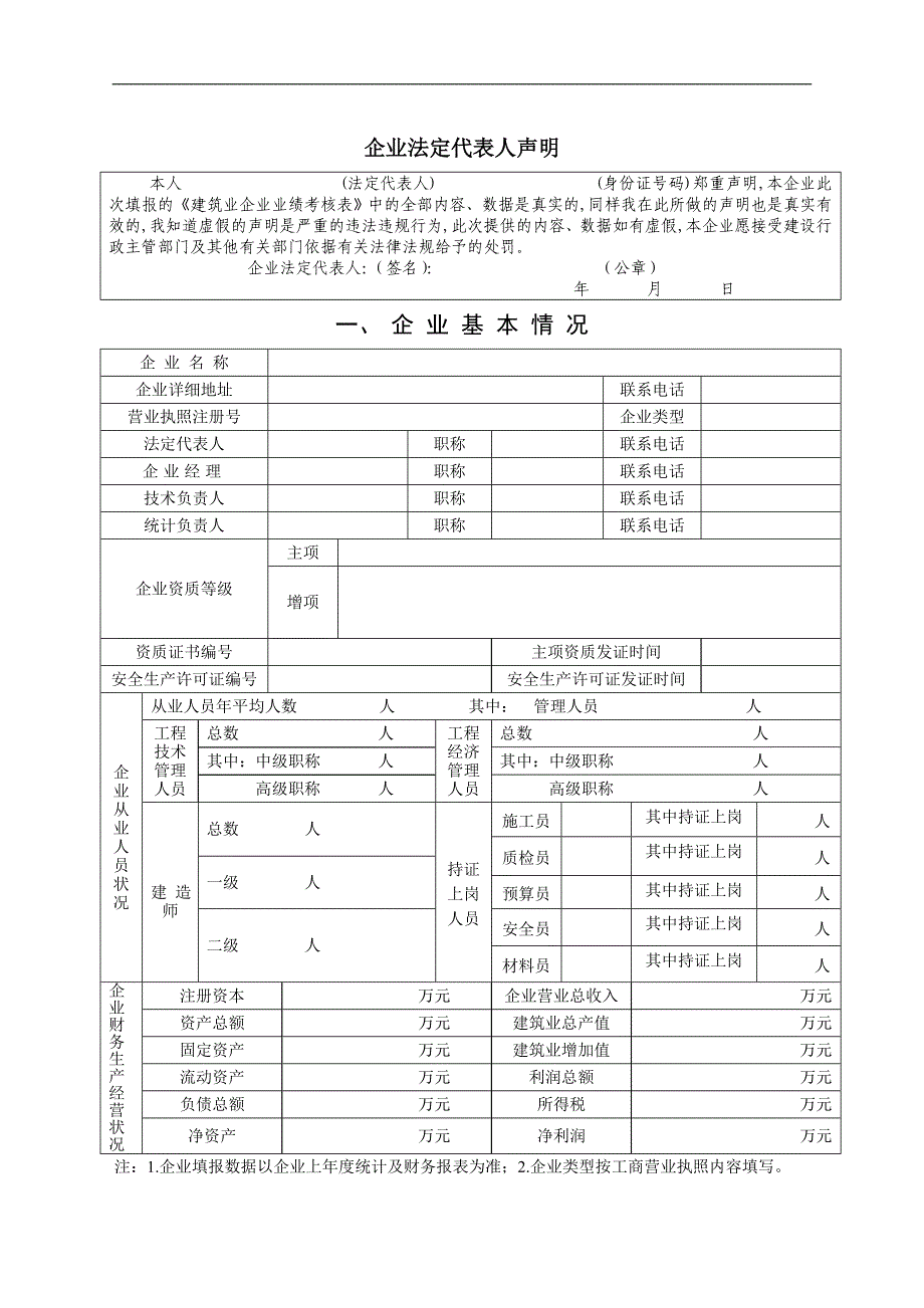 年度建筑业企业业绩考核表格.doc_第2页