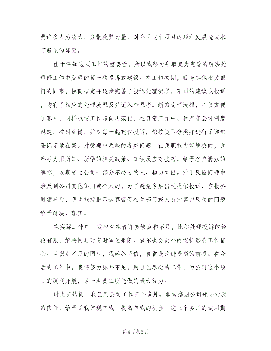 员工试用期转正工作总结标准模板（二篇）.doc_第4页