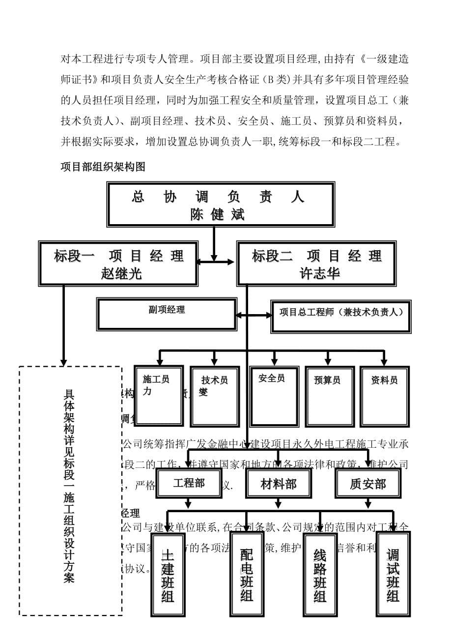 【整理版施工方案】外电施工组织设计方案_第5页