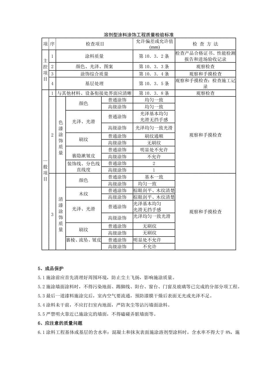 03-2 混凝土及抹灰表面施涂油性涂料施工分项工程质量管理_第3页