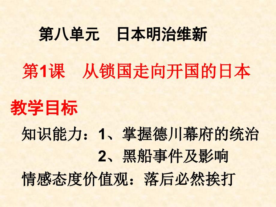 从锁国走向开国的日本课件_第3页