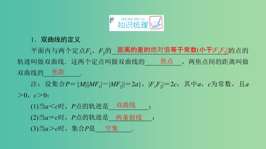 2020高考数学一轮复习第八章解析几何第6讲双曲线课件.ppt_第4页