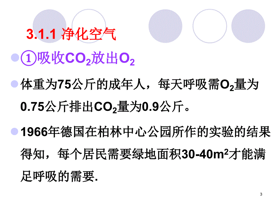 园林植物的功能和作用ppt课件_第3页