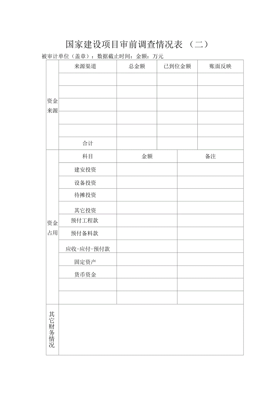 国家建设项目审前调查记录表_第3页