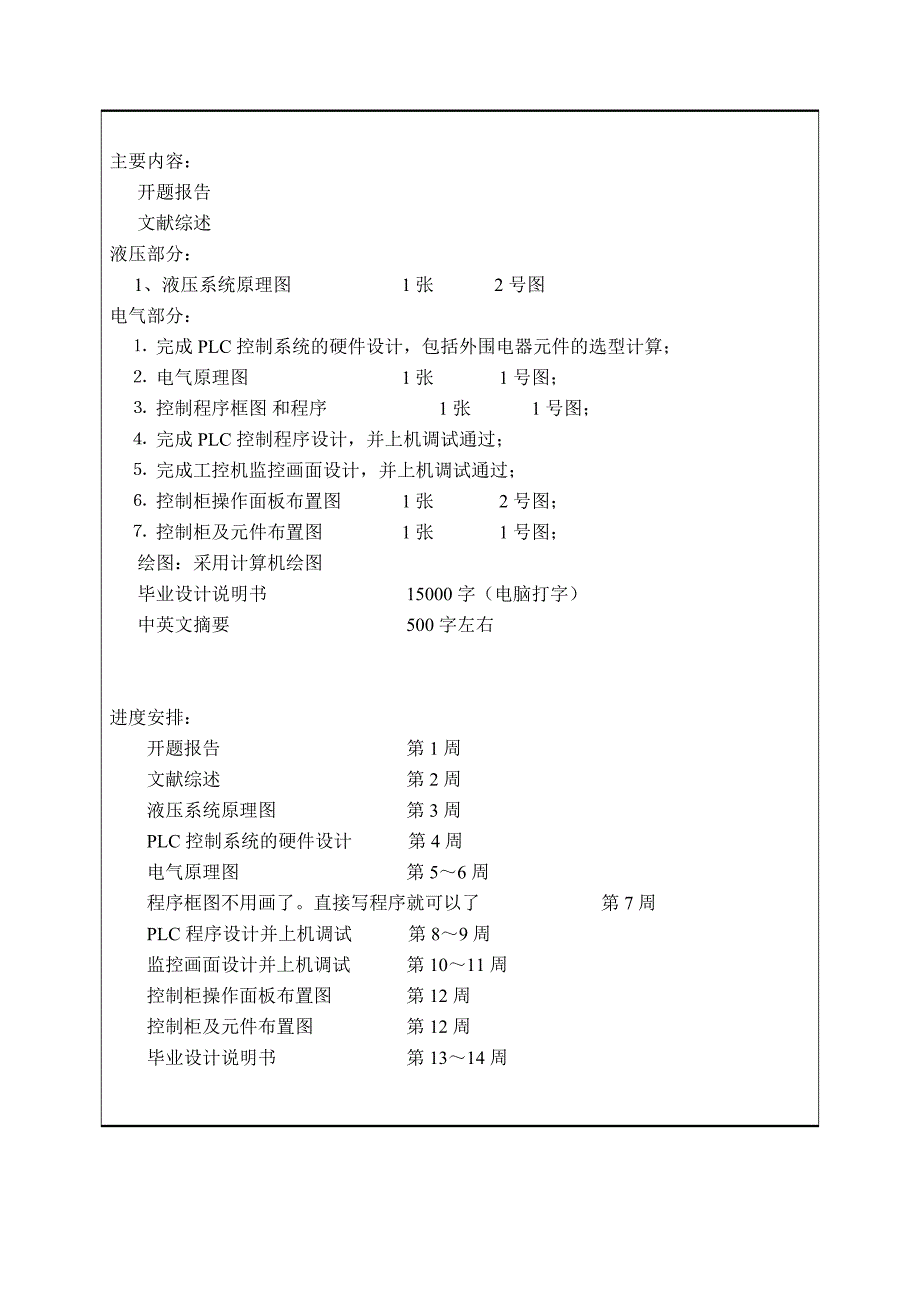 冷室压铸机计算机监控设计任务书_第4页