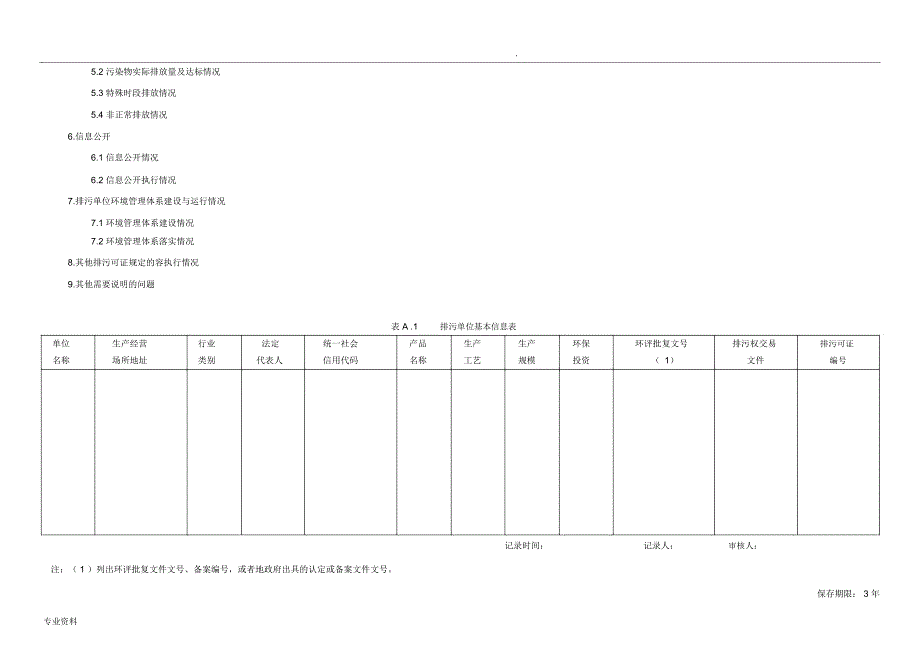 新版企业环境管理台账_模板_第2页