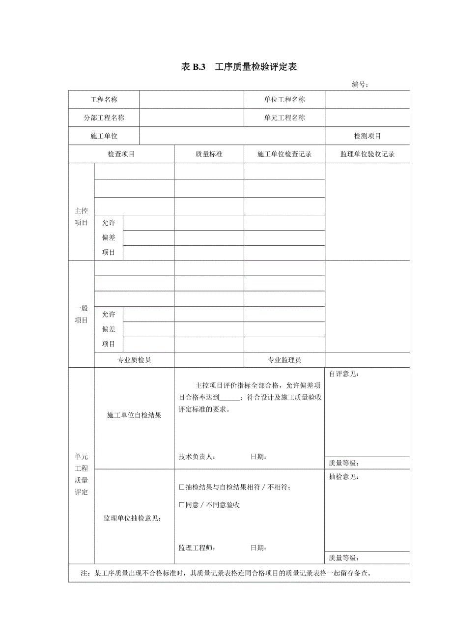 TDT1041土地整治工程质量检验与评定规程附表_第5页