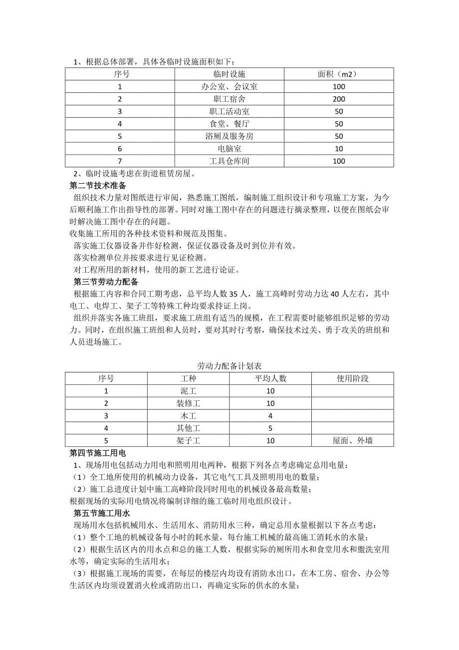 屋面及外墙维修施工组织设计_第5页