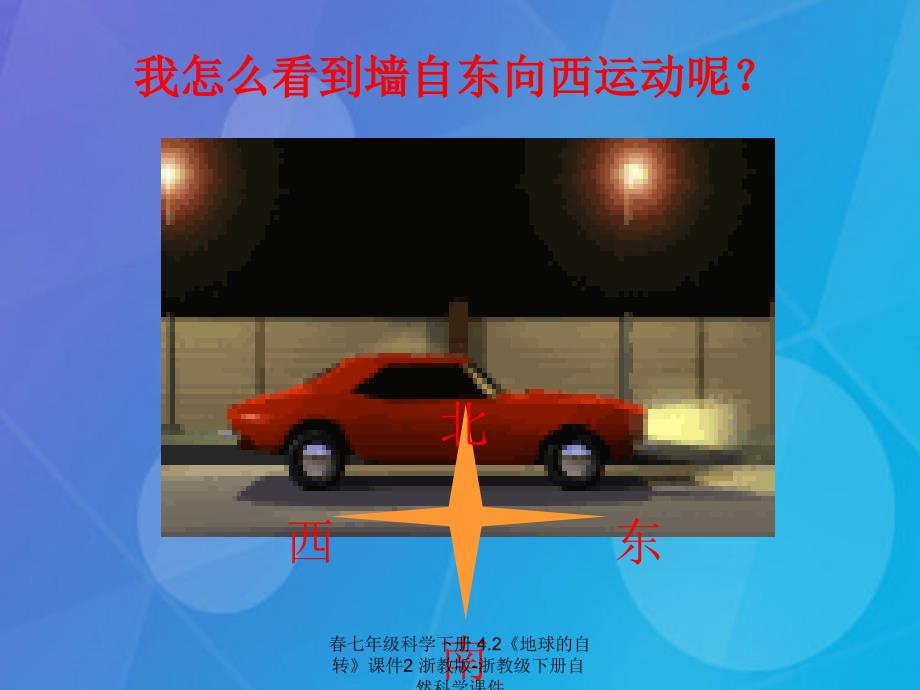 最新七年级科学下册4.2地球的自转课件2浙教版浙教级下册自然科学课件_第3页