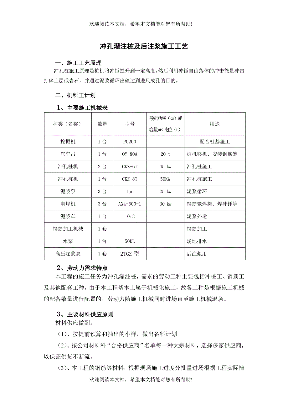 冲孔灌注桩施工工艺_第1页