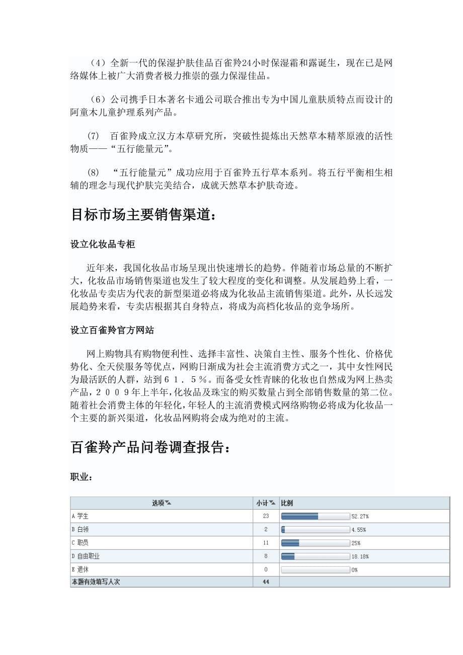 百雀羚广告前期策划_第5页