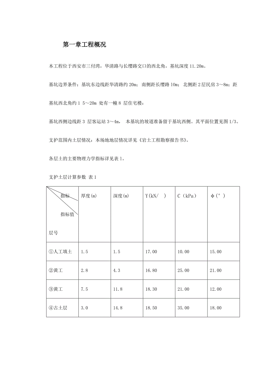 [陕西]土钉墙职工培训中心降水及基坑支护施工方案_第2页