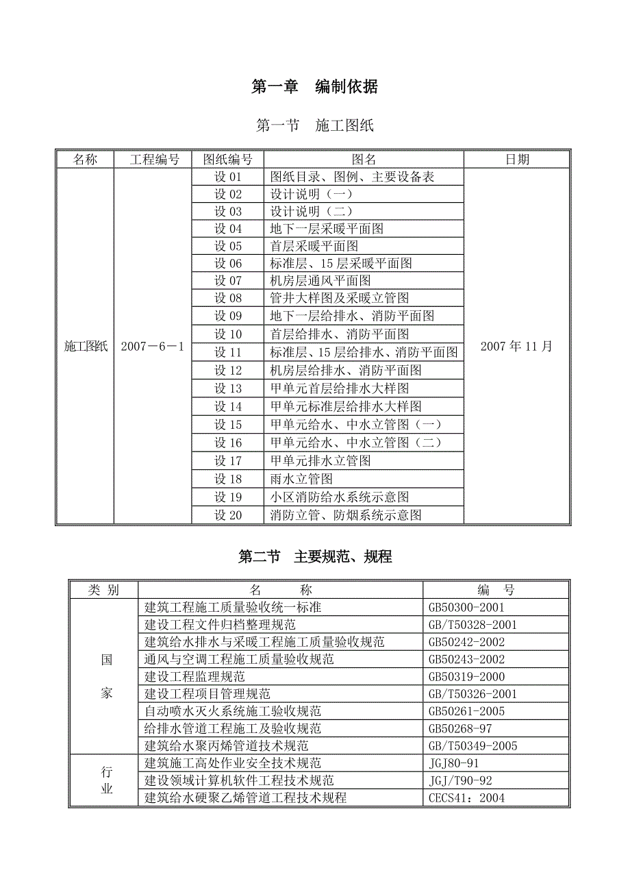 欣艺景园1 楼水暖专业施工方案_第3页