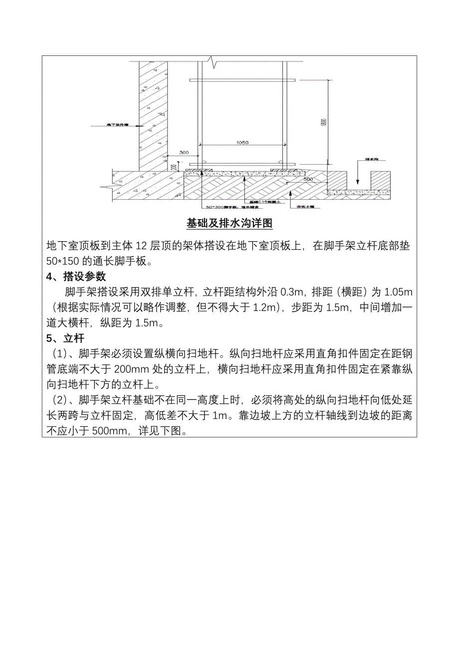 脚手架技术交底大全记录表_第5页