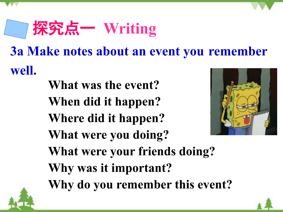 人教版八年级下Unit 5 What were you doing when the rainstorm came？Section B 3a-Self Check 课件(共23张PPT)_第4页