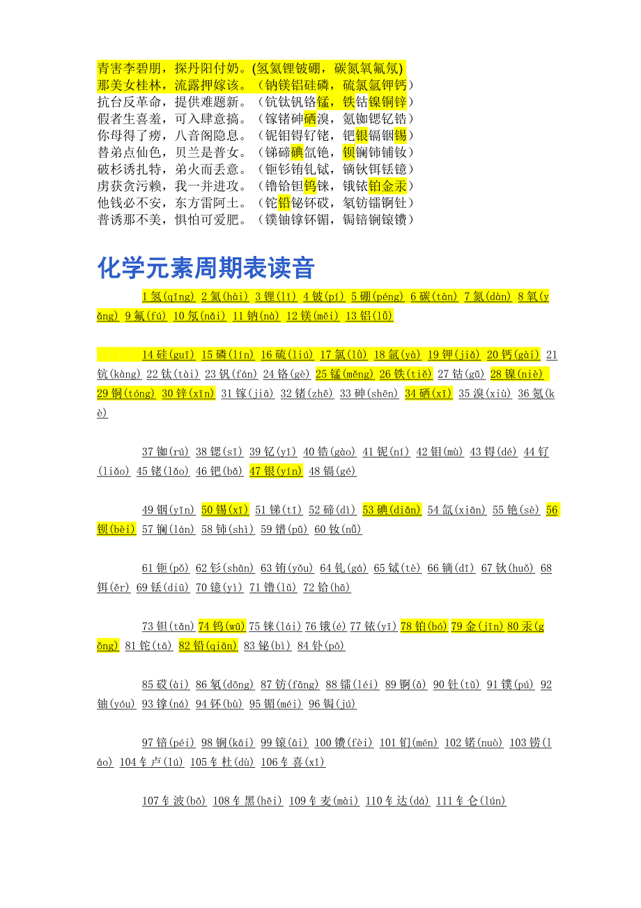元素表口诀.doc_第1页