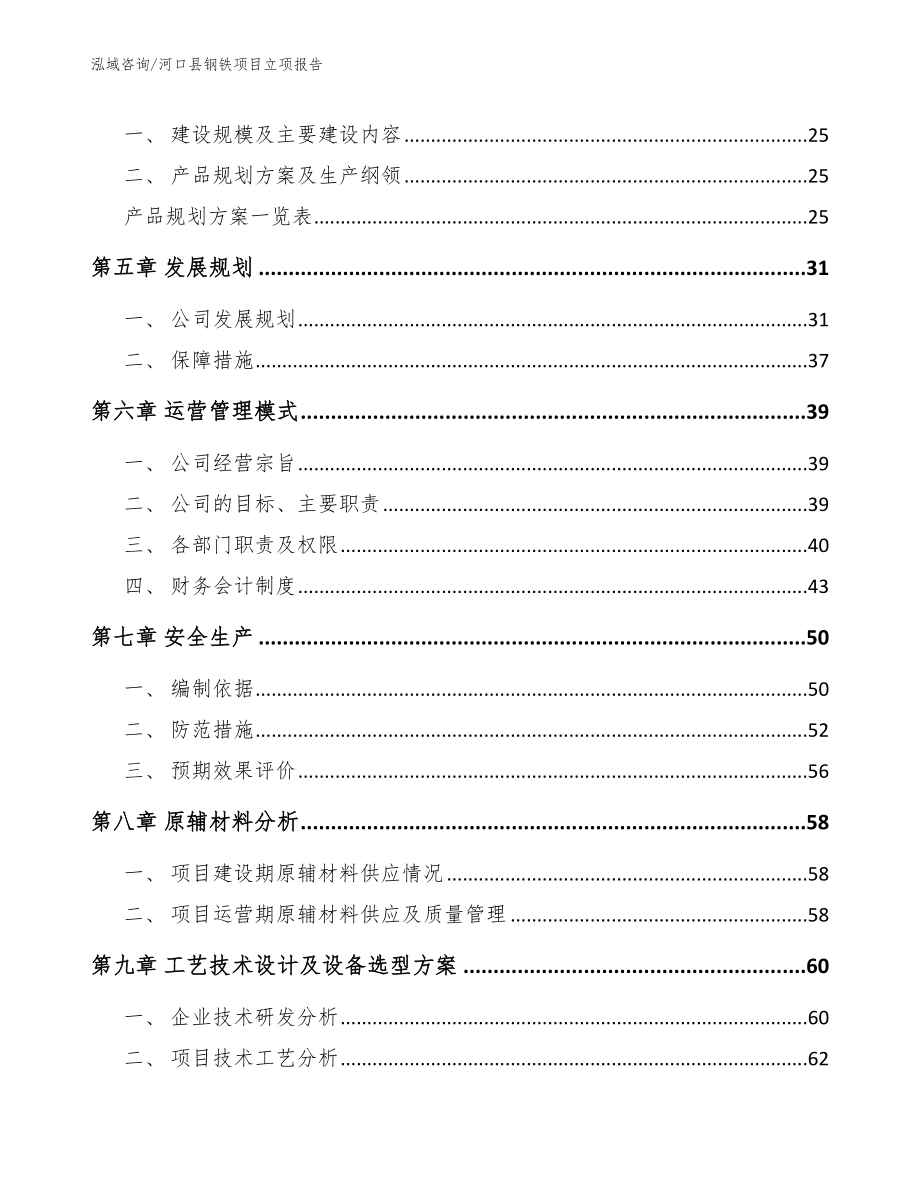河口县钢铁项目立项报告模板范本_第3页