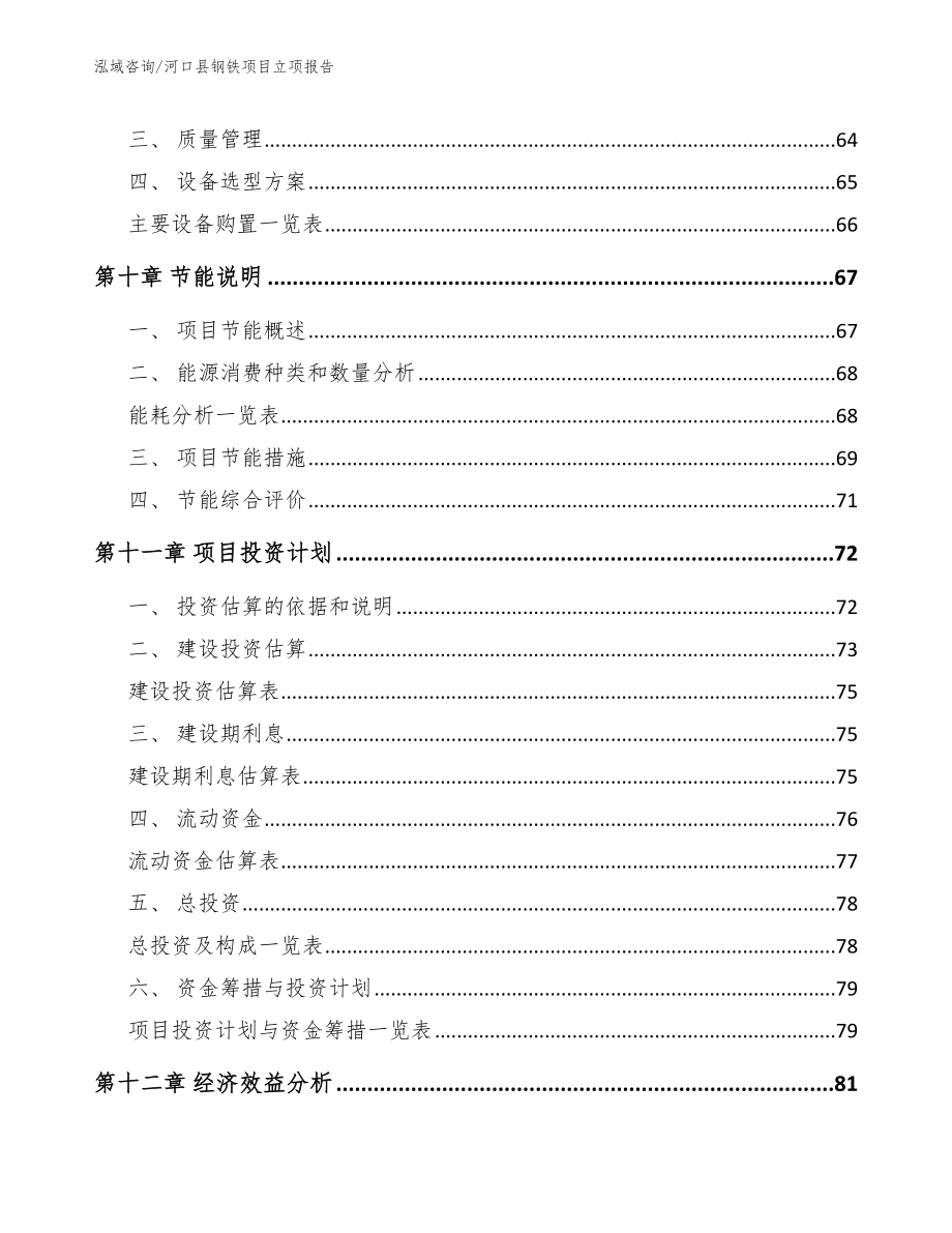 河口县钢铁项目立项报告模板范本_第4页