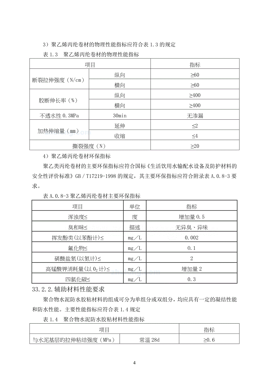 k消防水池、集水坑防水施工方案_第4页