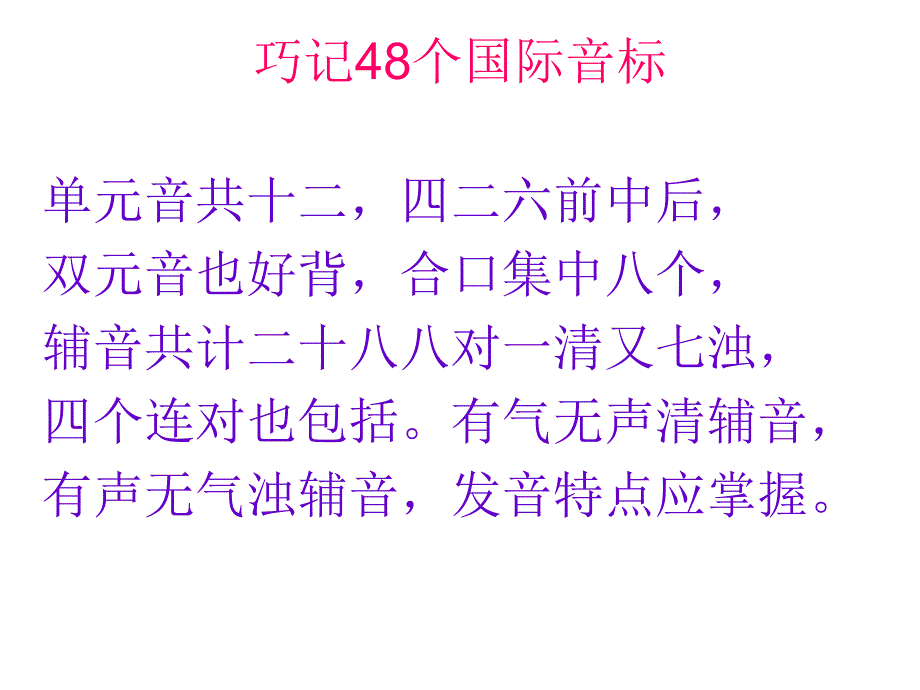 英语国际音标课件大全_第4页