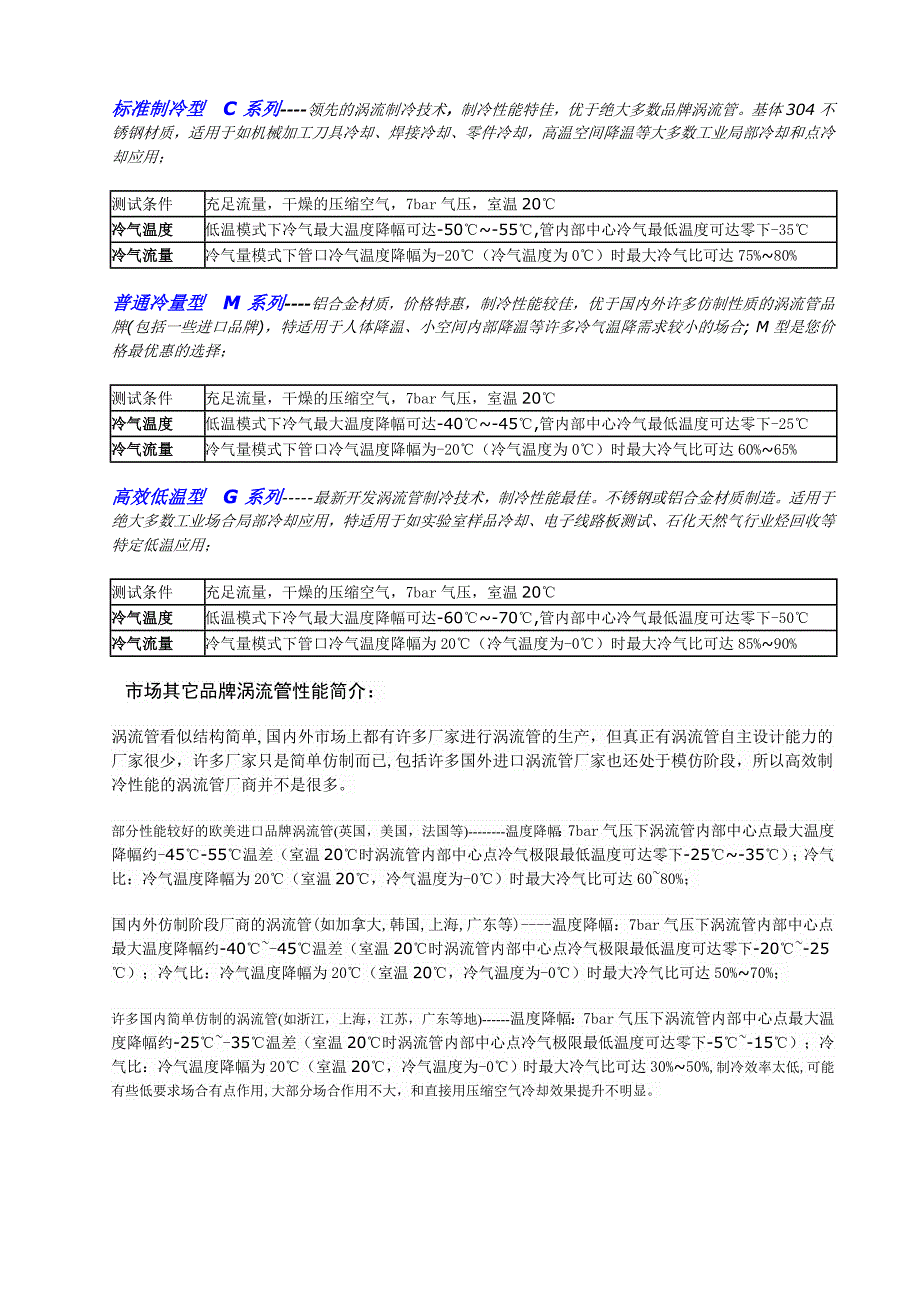 涡流管的性能优劣及如何选择_第4页