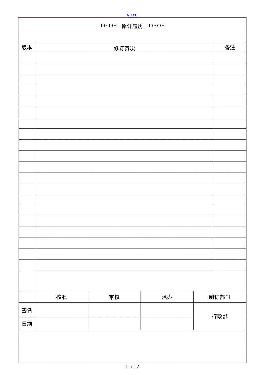 ISO9001风险和机遇地应对控制程序_第1页